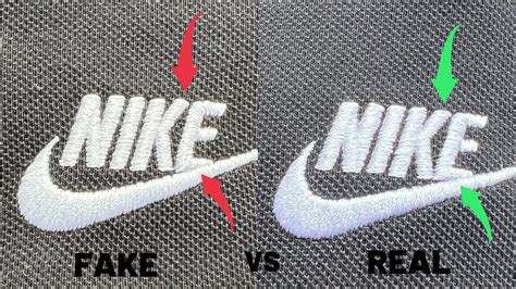 nike logo fake vs real jacket
